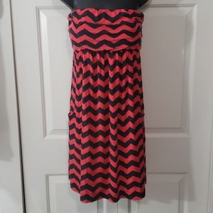 Half moon -Red and Black Cover Up -Large